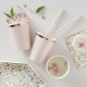 8 BICCHIERI ROSA DECORO ROSE GOLD