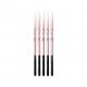 5 CANDELINE A SPIRALE SFUMATE ROSA
