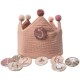 CORONCINA IN MUSSOLA PERSONALIZZABILE - ROSA