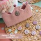 CORONCINA IN MUSSOLA PERSONALIZZABILE - ROSA