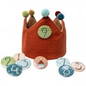 CORONCINA IN MUSSOLA PERSONALIZZABILE - TERRACOTTA