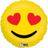 Palloncino EMOJI OCCHI A CUORE