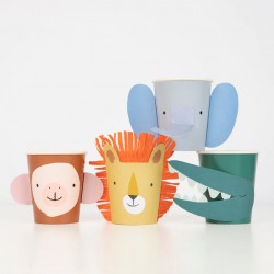 8 BICCHIERI ANIMAL PARADE POP-OUT