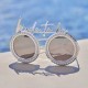 OCCHIALI ARGENTO TONDI BRIDE TO BE
