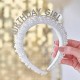 CERCHIETTO "BIRTHDAY GIRLA " CON PERLE