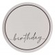 8 PIATTI NUDE E NERO "BIRTHDAY"