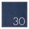 16 TOVAGLIOLI BLU NAVY "30"