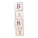 BLOCCHI DECORATIVI "BABY" - ROSE GOLD