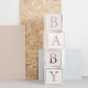 BLOCCHI DECORATIVI "BABY" - ROSE GOLD