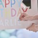 CORNICE PER FOTO HAPPY BIRTHDAY CON PALLONCINI - PERSONALIZZABILE