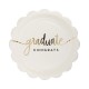 8 PIATTI TONDI SMERLATI-GRADUATE CONGRATS