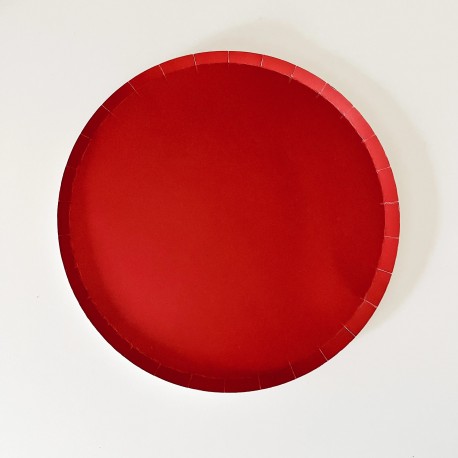 8 PIATTI ROSSO MATTONE