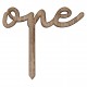 6 CUPCAKE TOPPER ONE IN LEGNO