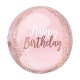 PALLONCINO ORBZ ROSA HAPPY BIRTHDAY