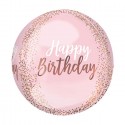 PALLONCINO ORBZ ROSA HAPPY BIRTHDAY