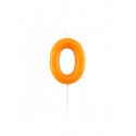 CANDELINE NUMERO -  ARANCIO GLOSSY