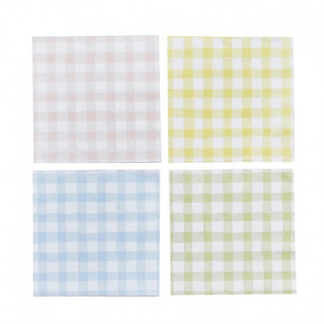 16 TOVAGLIOLI FANTASIA GINGHAM MULTICOLOR