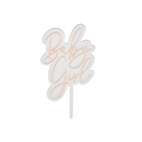 TOPPER IN ACRILICO "BABY GIRL"