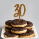 TOPPER "30" IN ACRILICO - GLITTER