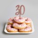 TOPPER "30" IN ACRILICO - GLITTER