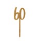 TOPPER "60" IN ACRILICO - GLITTER