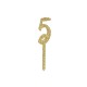 TOPPER NUMERO 5 - GLITTER