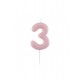 CANDELINE NUMERO - ROSA GLOSSY
