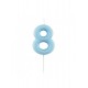 CANDELINE NUMERO - AZZURRO GLOSSY