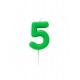 CANDELINE NUMERO - VERDE GLOSSY