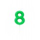 CANDELINE NUMERO - VERDE GLOSSY