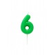 CANDELINE NUMERO - VERDE GLOSSY