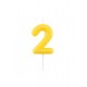 CANDELINE NUMERO - GIALLO GLOSSY