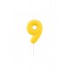 CANDELINE NUMERO - GIALLO GLOSSY