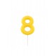 CANDELINE NUMERO - GIALLO GLOSSY