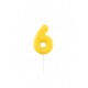 CANDELINE NUMERO - GIALLO GLOSSY