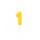 CANDELINE NUMERO - GIALLO GLOSSY