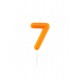 CANDELINE NUMERO -  ARANCIO GLOSSY
