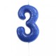 CANDELINE NUMERO - BLU GLITTER