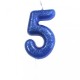 CANDELINE NUMERO - BLU GLITTER