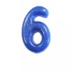 CANDELINE NUMERO - BLU GLITTER