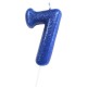 CANDELINE NUMERO - BLU GLITTER