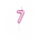 CANDELINE NUMERO BOMBATE PICCOLE - FUCSIA