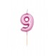 CANDELINE NUMERO BOMBATE PICCOLE - FUCSIA