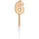 CANDELINE NUMERO CON STELO LUNGO - BRONZO