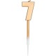 CANDELINE NUMERO CON STELO LUNGO - BRONZO