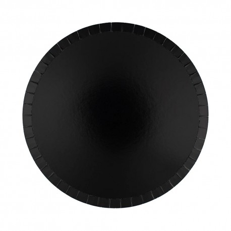 8 PIATTI NERO "ONYX"