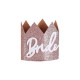CORONA BRIDE ROSE GOLD CON VELO
