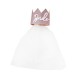 CORONA BRIDE ROSE GOLD CON VELO