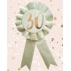 COCCARDA BIANCA CON 30 ROSE GOLD