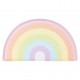 8 PIATTI ARCOBALENO PASTELLO